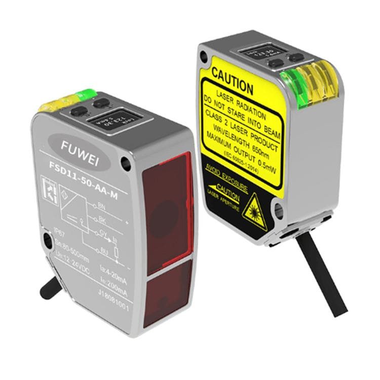 High accuracy 0.01mm Measuring thickness flatness range 85mm Laser displacement sensor