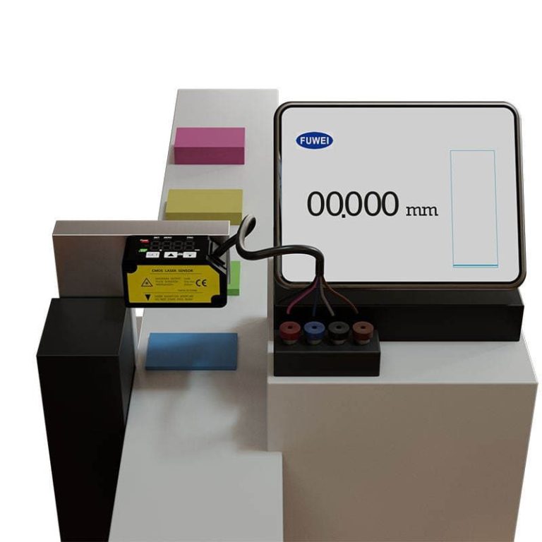 High Precision Analog 4~20 MA 0-5V NPN/PNP Laser Displacement Range Sensor for Position Angle Linear Measurement
