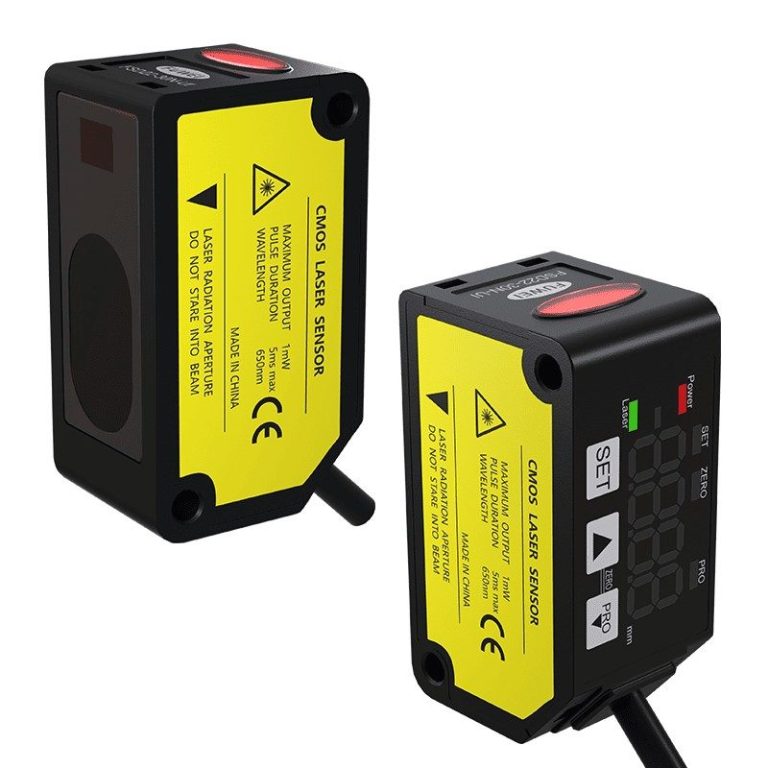 High Accuracy 0.01mm Analog 4~20 mA 0-5V Measurement of 30mm Distance Laser Displacement Sensor