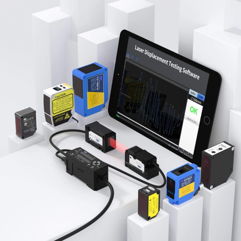 Digital Display Type Switching Analog High Precision Laser Displacement Sensor