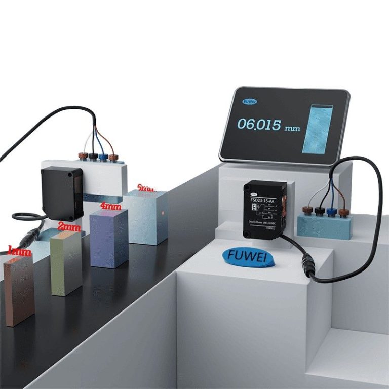 LED Digital Screen High Accuracy 35mm Laser Displacement Measurement Sensor