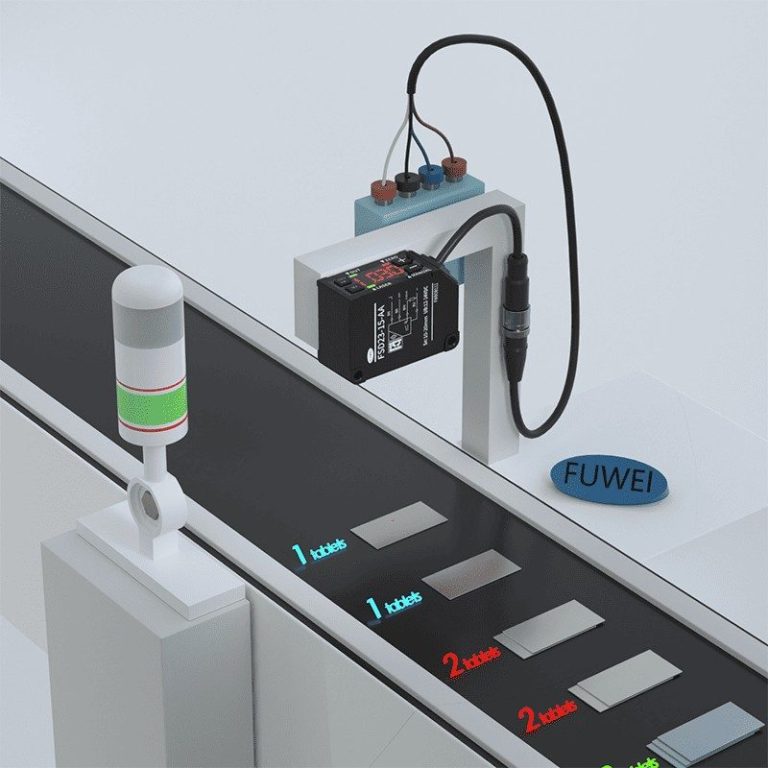 High Accuracy Analog Current 4-20mA Laser Displacement Sensor FSD23-150-AA 0.01mm Measuring Distance 150mm