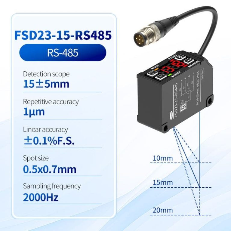 High Precision 0.01mm Laser Ranging Sensor New Position Sensors Angle Linear Position Measuring Measuring