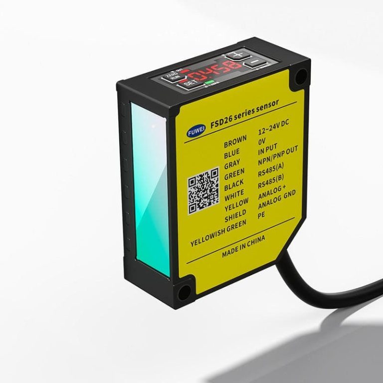 ModBus Laser Displacement Sensor with OLED Digital Display Measures Position & Angle Linearly