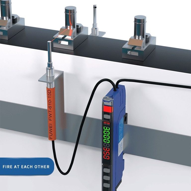 R25 M6 Bending Resistance Diffuse Reflection fire at each other Fiber Optical Sensor