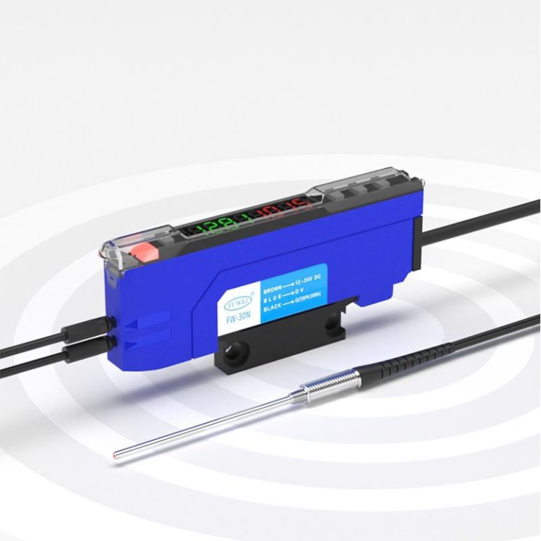 Coaxial Fiber Optic Sensor with Bump Amplifier Fiber Optic Sensor Adaptable for Any Brand