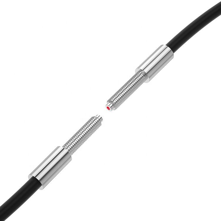 Probe Optical Fiber Sensor 200 Degrees Induction Through Beam Amplifier High Temperature Resistance