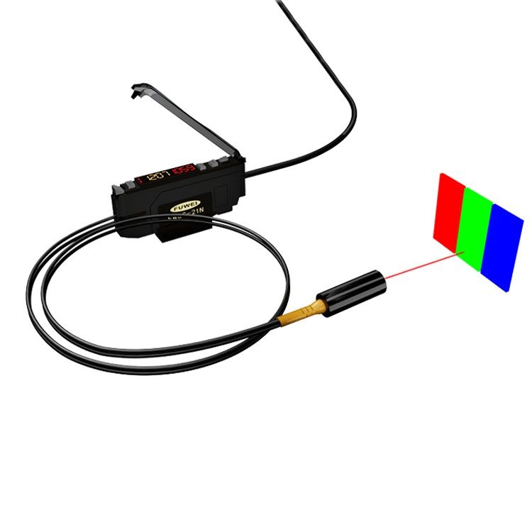 Optical RGB Digital Marker Color Sensor with Switch for 5-50mm Detection Distance