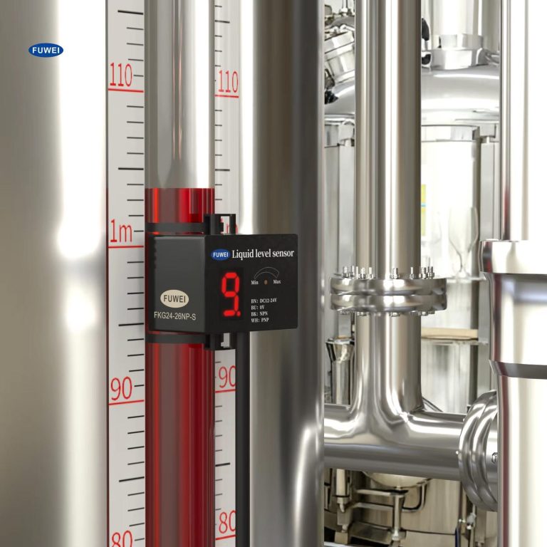 High Precision Liquid Level Control Digital Display Capacitive Pipe Liquid Level Sensor