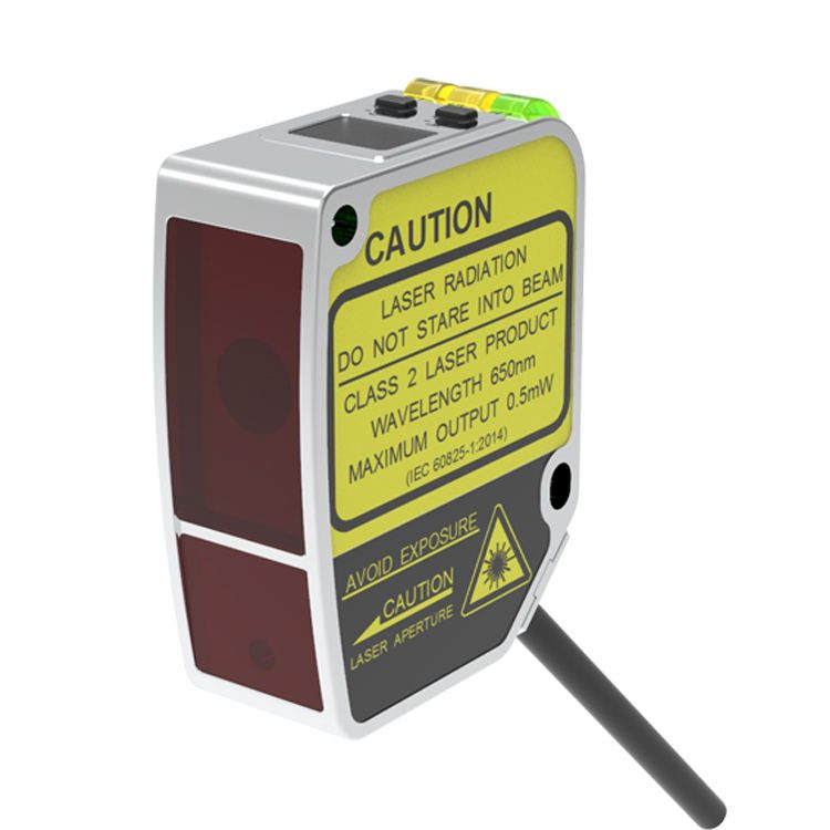 high precision digital display laser displacement distance measuring sensor measuring thickness flatness ModBus