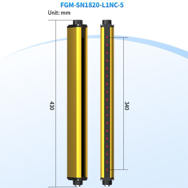 Smart Infrared Scan Safety Light Curtain Sensor Automatic Sensing Photoelectric Sensor