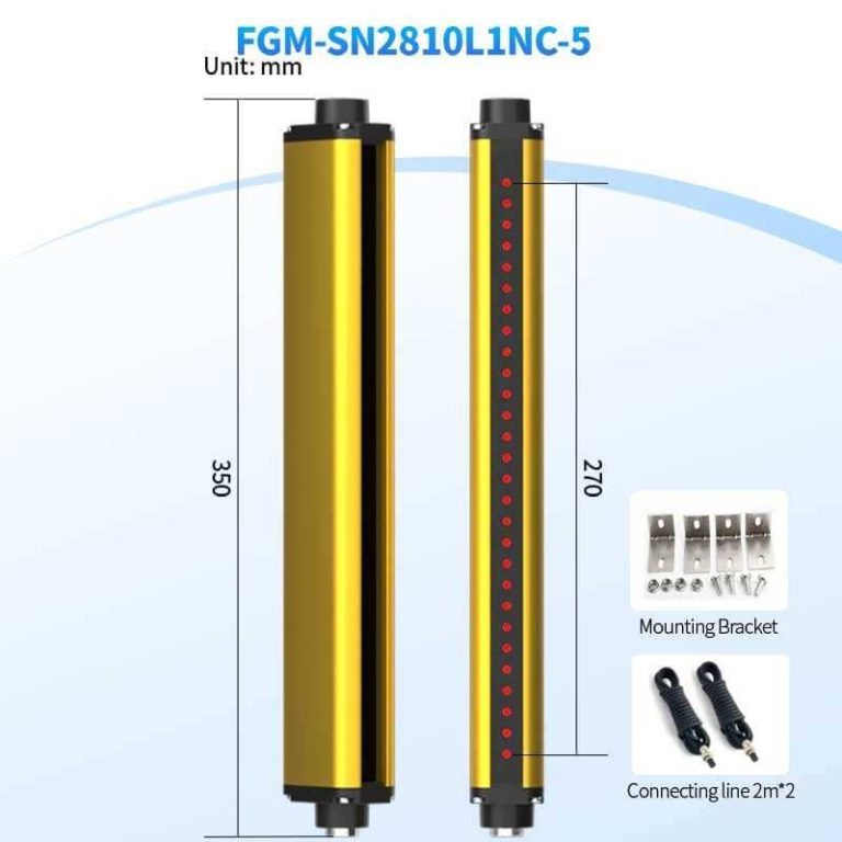 Industrial Automation Equipment Photoelectric Safety Light Curtain Sensor for Finger Arm Protection