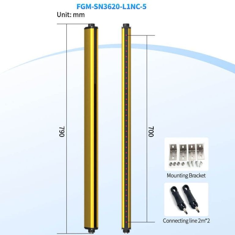 High-Pressure Safety Light Curtain Optical Sensor Equipment Protection Device