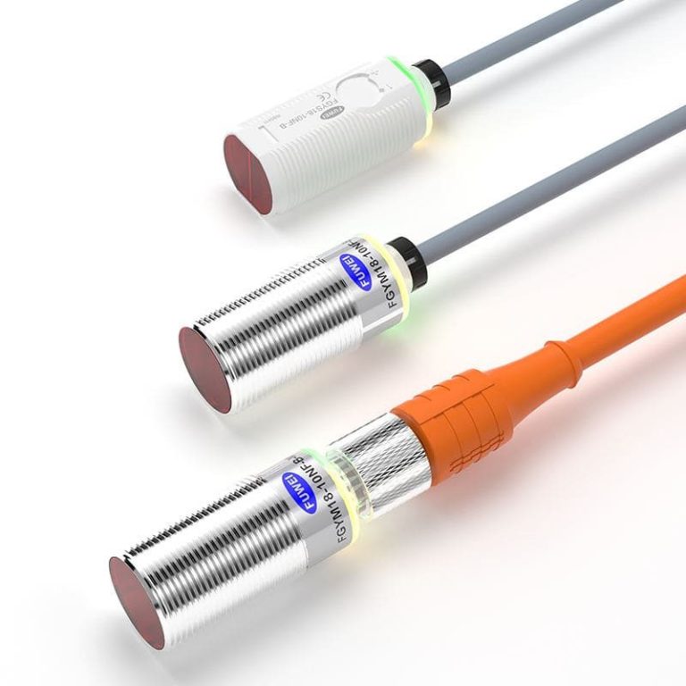 Metal for M18 Inductive Proximity Sensor Made of PC+ABS Detects Presence or Absence