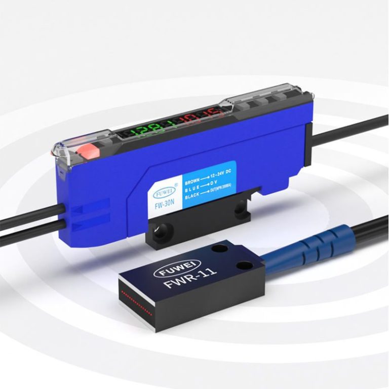 Coaxial Fiber Optic Sensor Adaptable to Any Amplifier Brand Bump Tube Optical Sensor